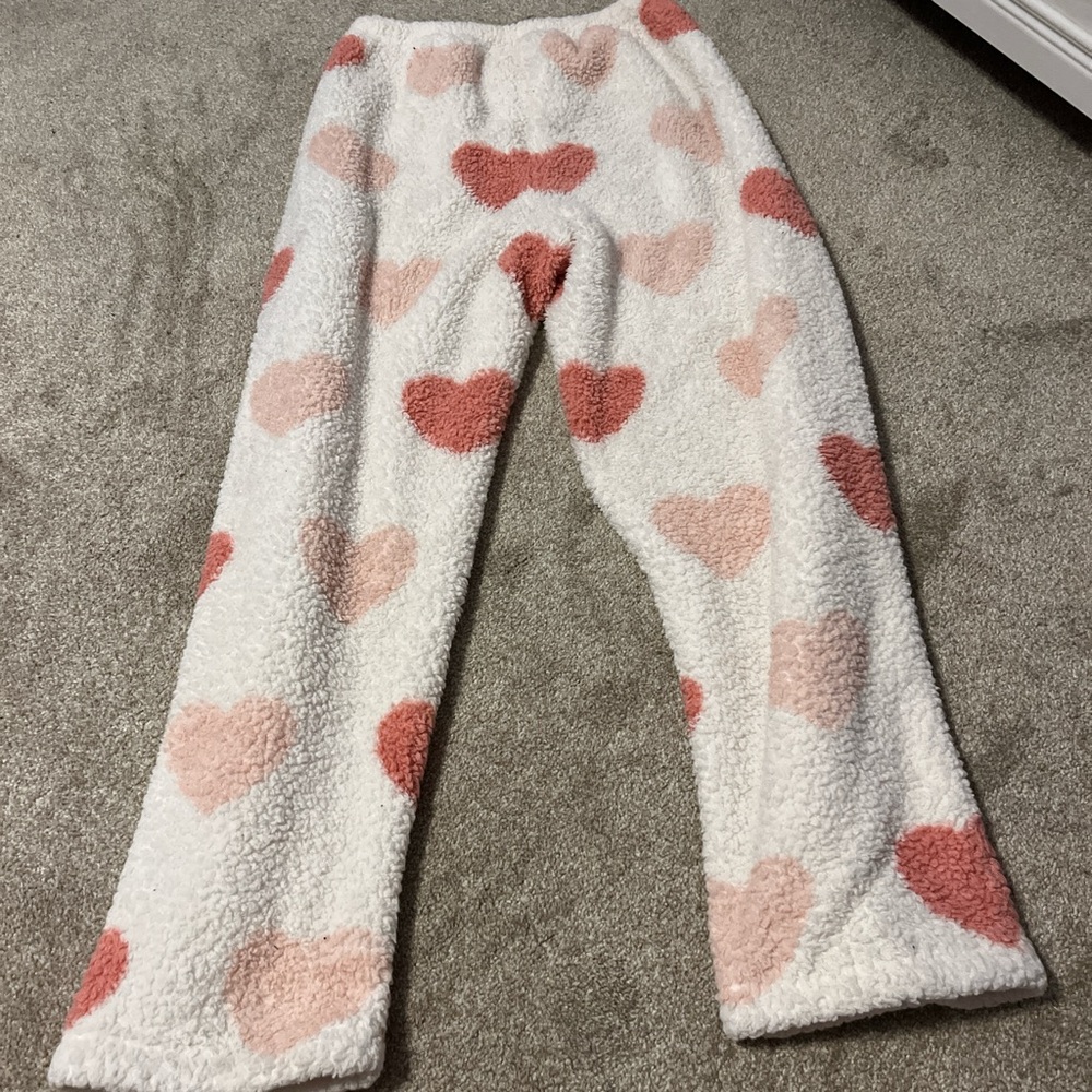 heart pajama pants